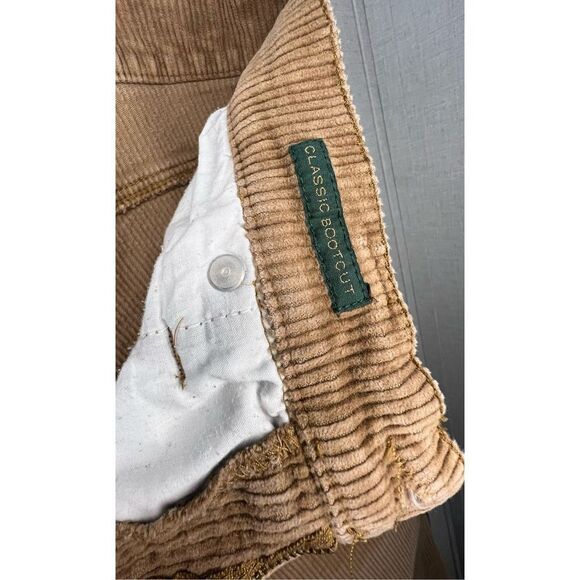 Lauren Ralph Lauren Tan Corduroy Mid Rise Bootcut Pants - Picture 4 of 5